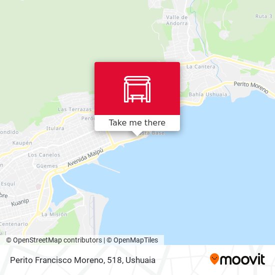 Perito Francisco Moreno, 518 map