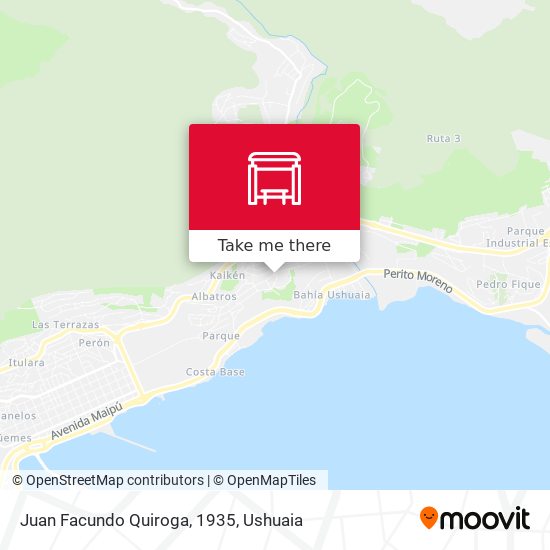 Mapa de Juan Facundo Quiroga, 1935