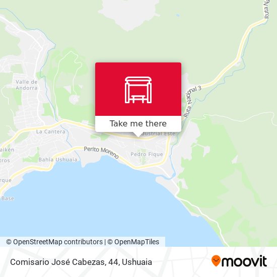 Comisario José Cabezas, 44 map