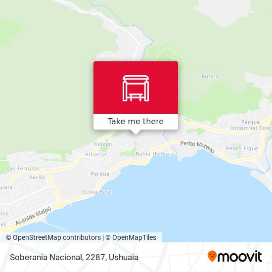 Soberania Nacional, 2287 map