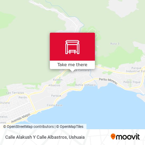 Calle Alakush Y Calle Albastros map