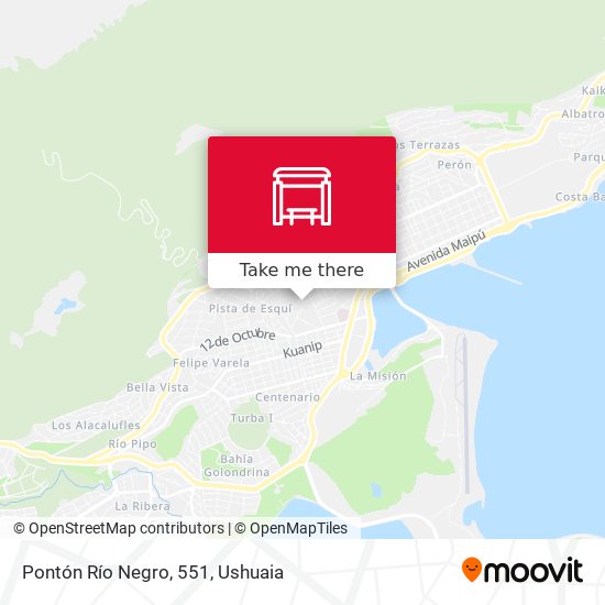 Mapa de Pontón Río Negro, 551