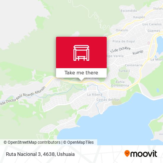 Mapa de Ruta Nacional 3, 4638