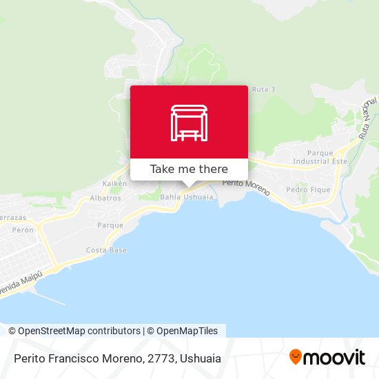 Perito Francisco Moreno, 2773 map