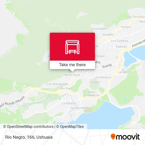 Río Negro, 166 map