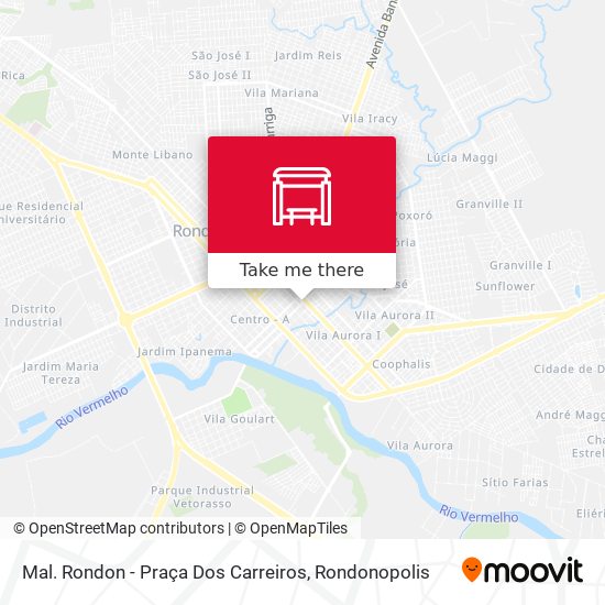 Mapa Mal. Rondon - Praça Dos Carreiros