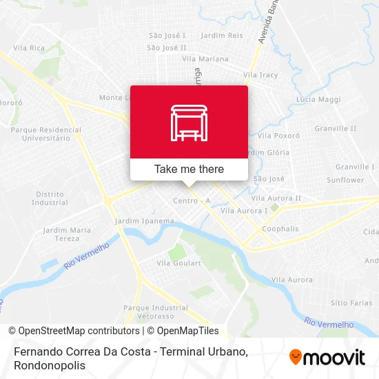 Fernando Correa Da Costa - Terminal Urbano map