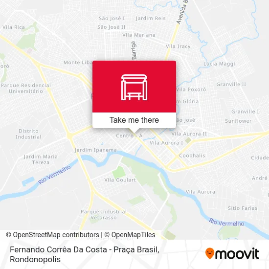 Fernando Corrêa Da Costa - Praça Brasil map