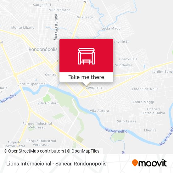 Lions Internacional - Sanear map