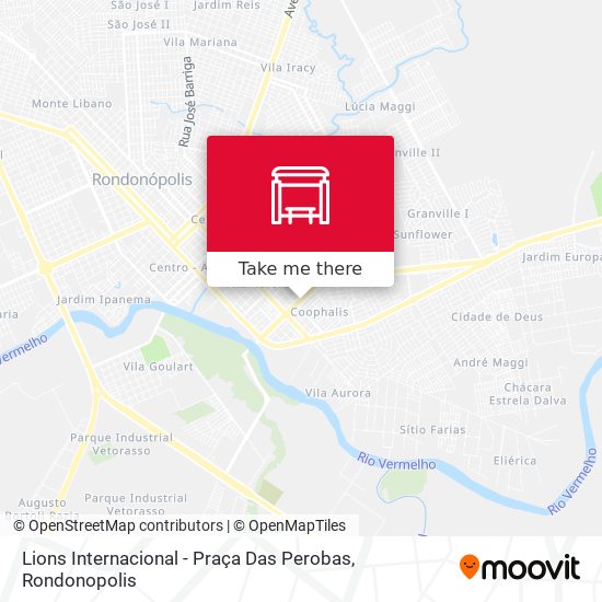 Lions Internacional - Praça Das Perobas map