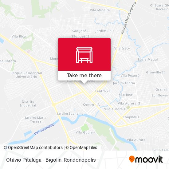 Otávio Pitaluga - Bigolin map