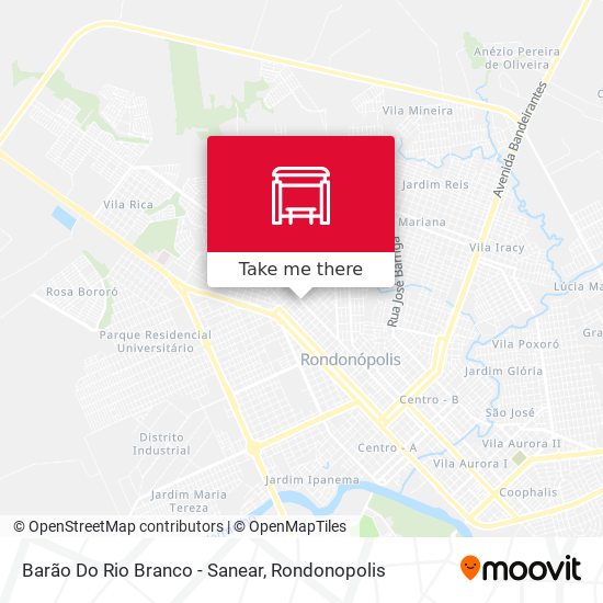 Mapa Barão Do Rio Branco - Sanear