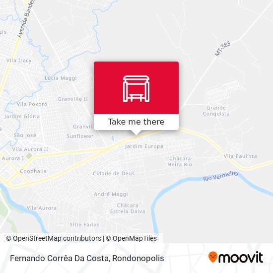 Mapa Fernando Corrêa Da Costa