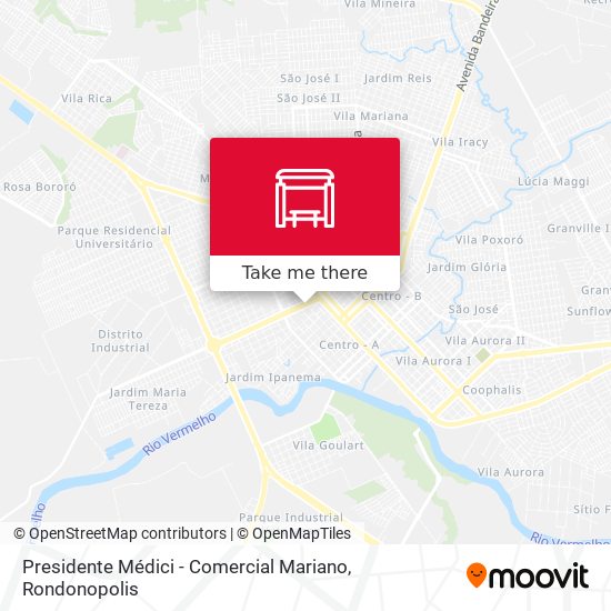 Mapa Presidente Médici - Comercial Mariano