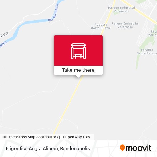 Frigorífico Angra Alibem map