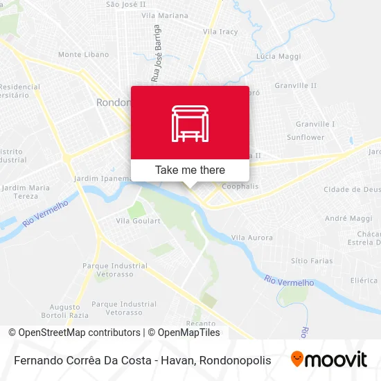 Fernando Corrêa Da Costa - Havan map