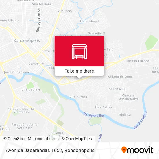 Avenida Jacarandás 1652 map