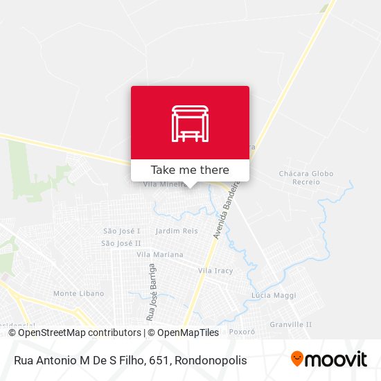 Rua Antonio M De S Filho, 651 map