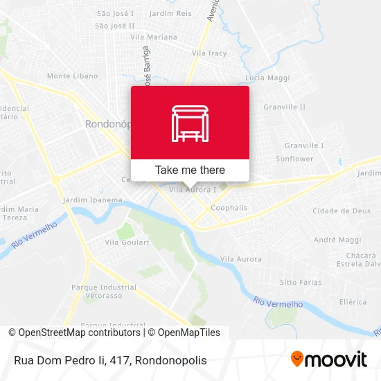 Rua Dom Pedro Ii, 417 map