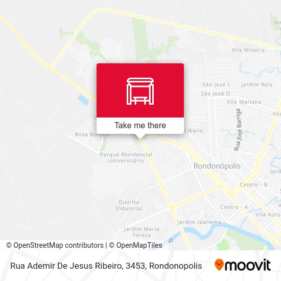 Rua Ademir De Jesus Ribeiro, 3453 map