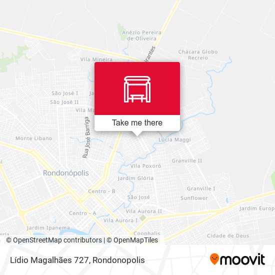 Lídio Magalhães 727 map