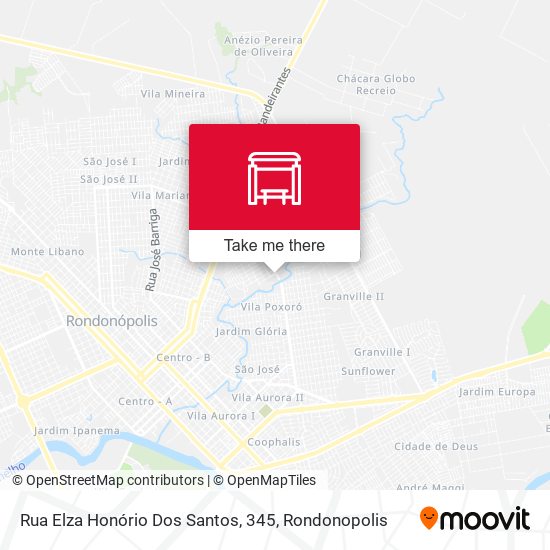 Rua Elza Honório Dos Santos, 345 map