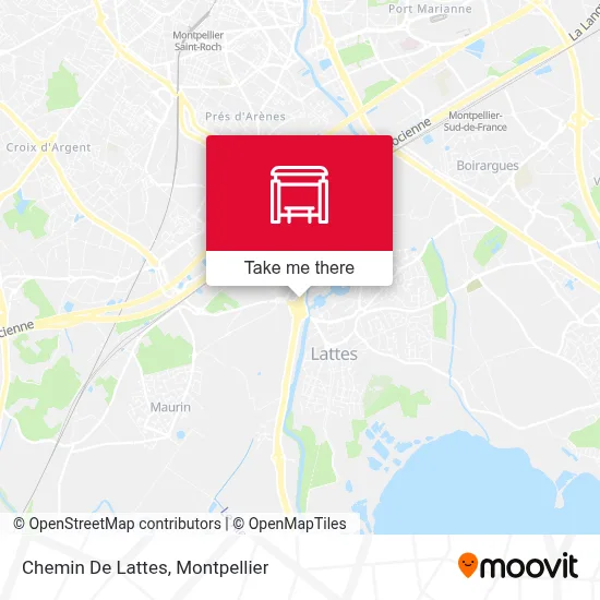 Chemin De Lattes map