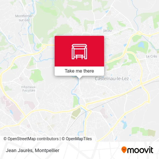 Jean Jaurès map