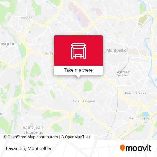 Lavandin map