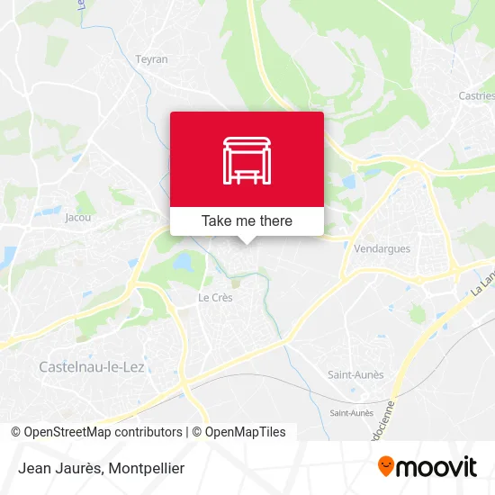 Jean Jaurès map