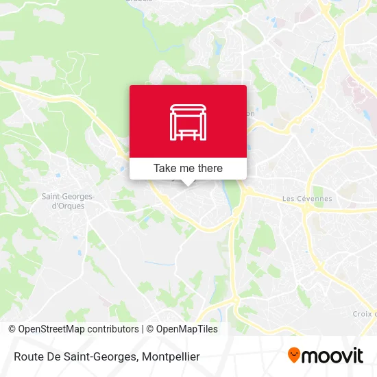 Route De Saint-Georges map