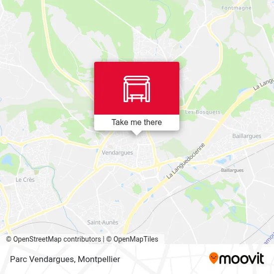 Parc Vendargues map