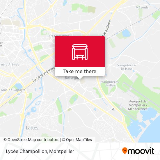 Lycée Champollion map