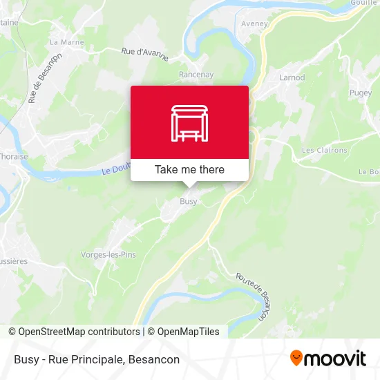 Busy - Rue Principale map