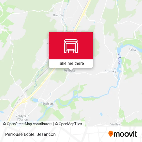 Perrouse École map