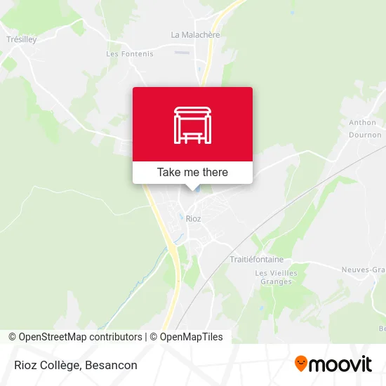 Rioz Collège map