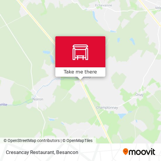 Cresancay Restaurant map