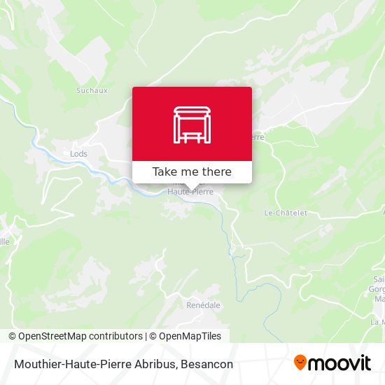 Mouthier-Haute-Pierre Abribus map