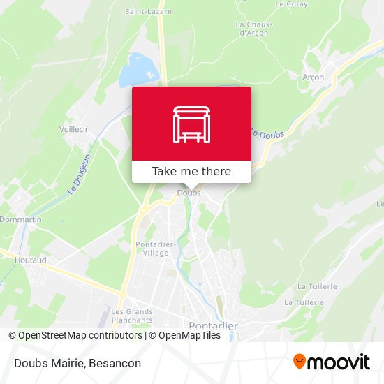 Doubs Mairie map