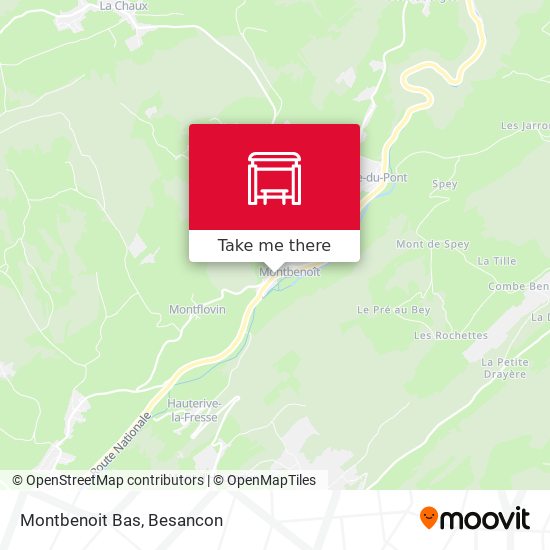 Montbenoit Bas map