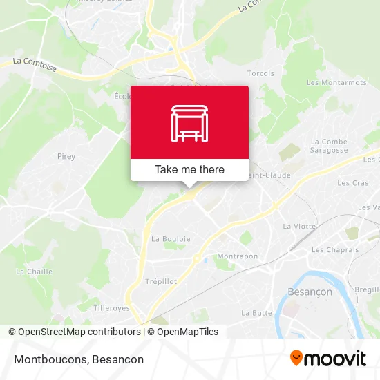 Montboucons map