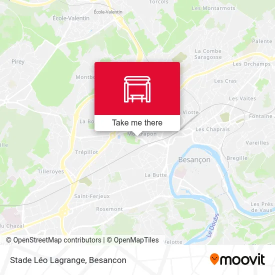 Stade Léo Lagrange map