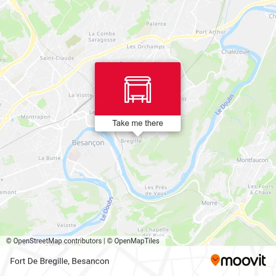 Fort De Bregille map