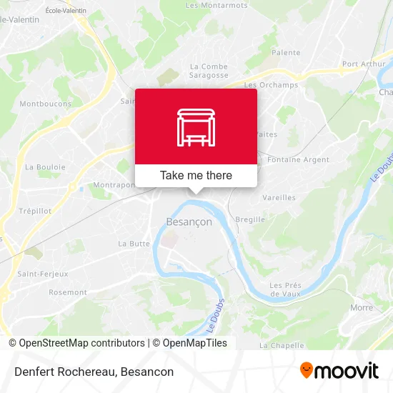 Denfert Rochereau map