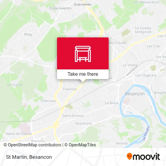 St Martin map