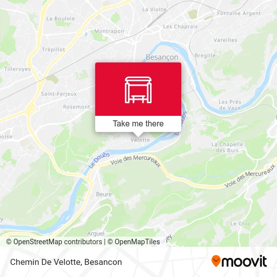 Chemin De Velotte map