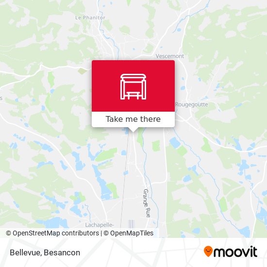 Mapa Bellevue