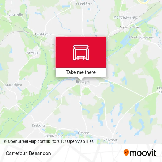 Carrefour map