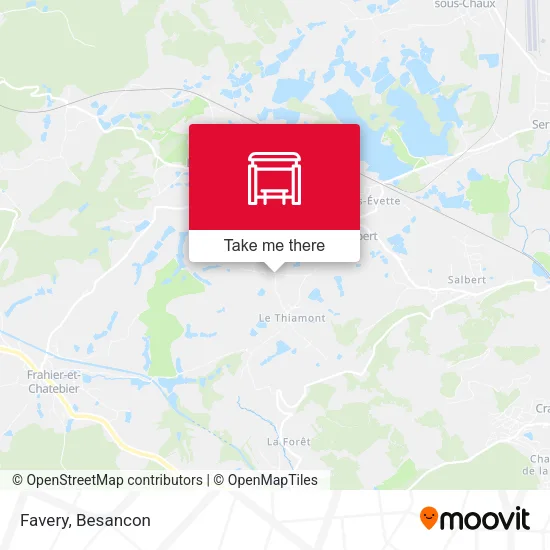 Favery map
