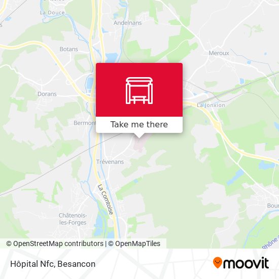 Hôpital Nfc map